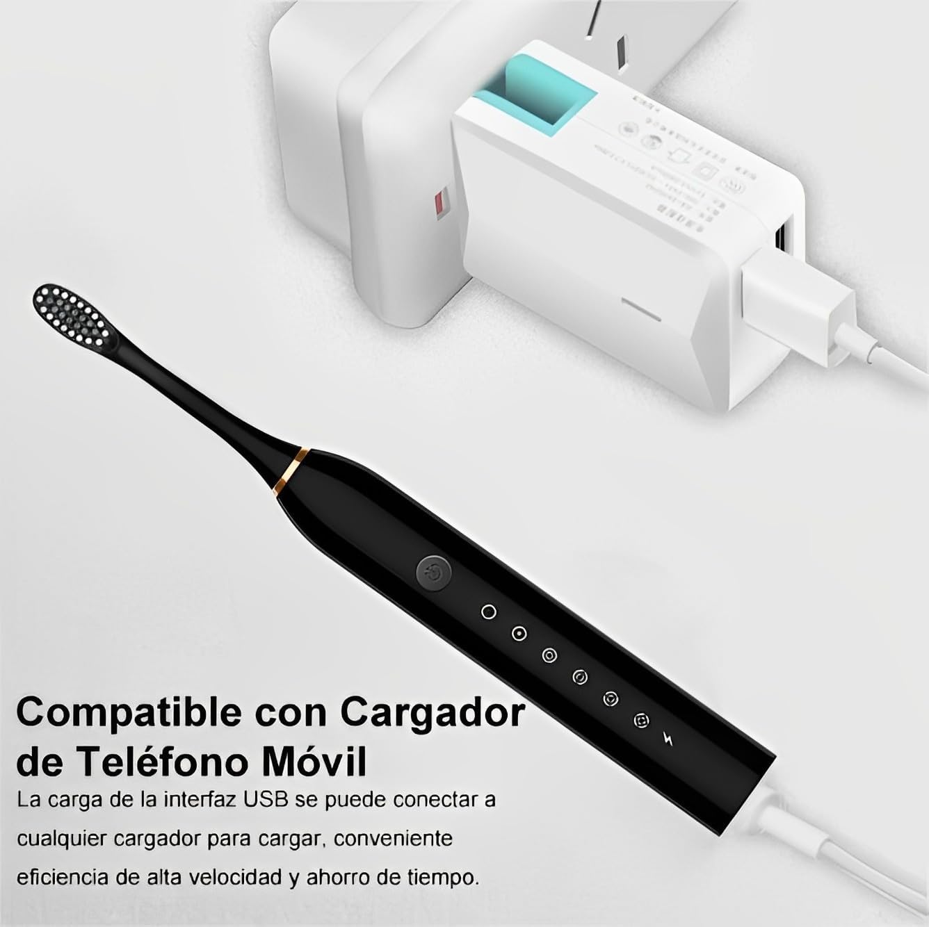 Cepillo de Dientes Eléctrico Recargable